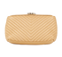 Chanel Chevron Make-Up Pouch, front view